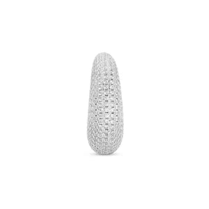 Bulb Diamond Earstud Silver