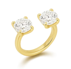 Double Diamond Ring
