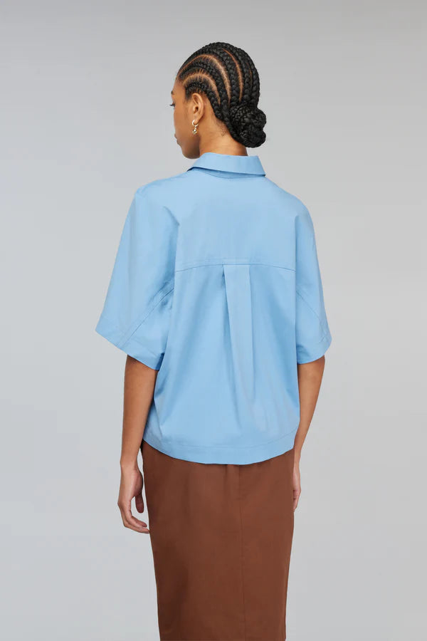 Boxy Blue Shirt