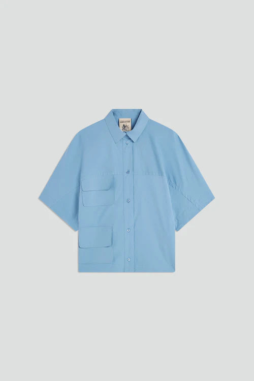 Boxy Blue Shirt