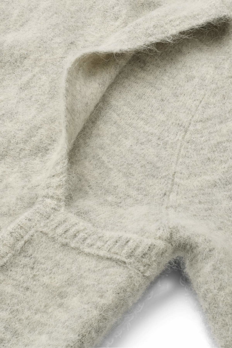 Fluffy Split Back Sweater