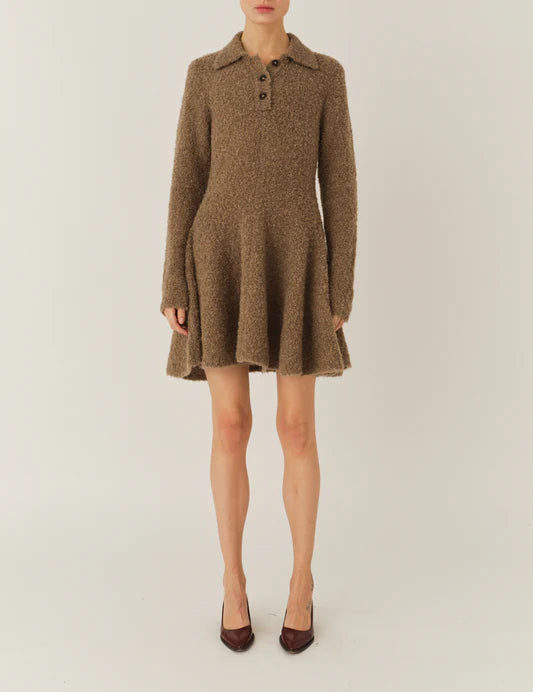 Balboa Volume Dress Praline