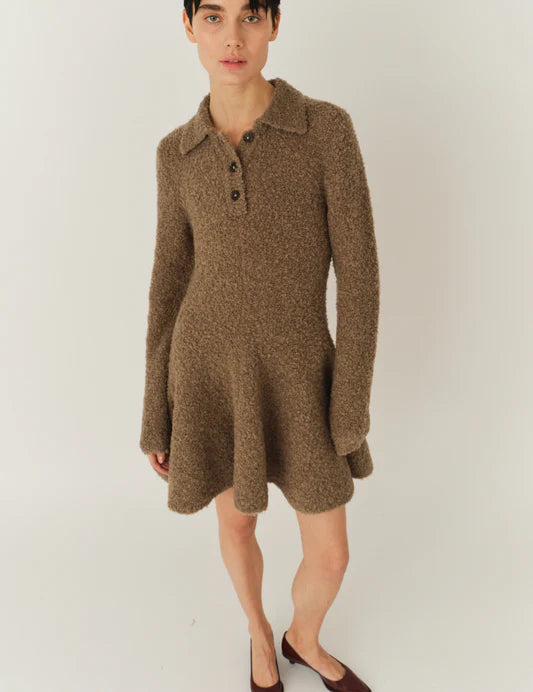 Balboa Volume Dress Praline