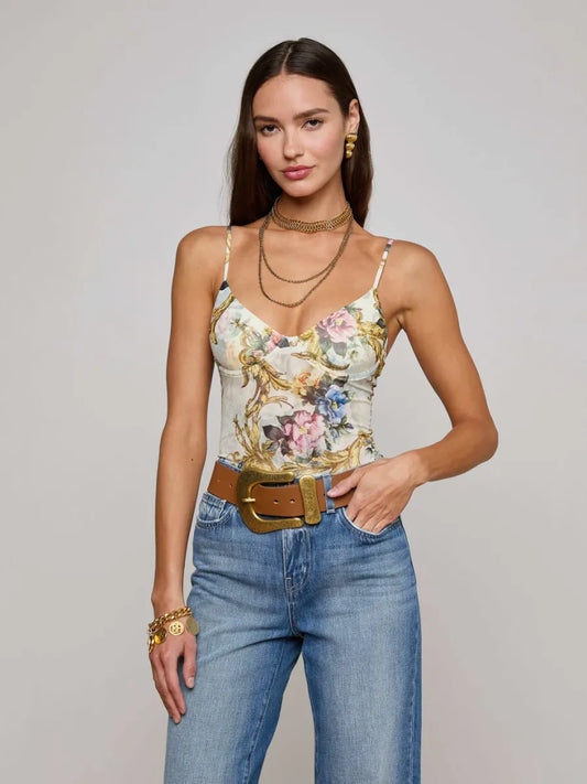 Floral Underwire Bodysuit