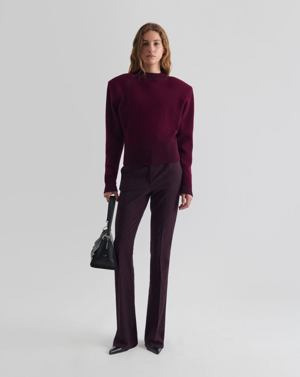 Lovelie Round Neck Plume Iro
