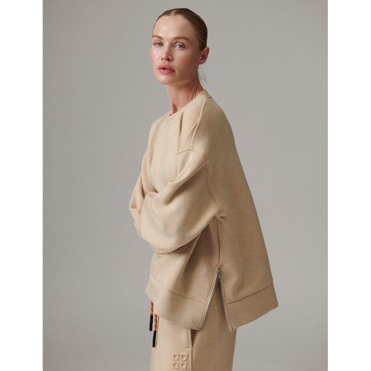 Crewa Beige Sweater