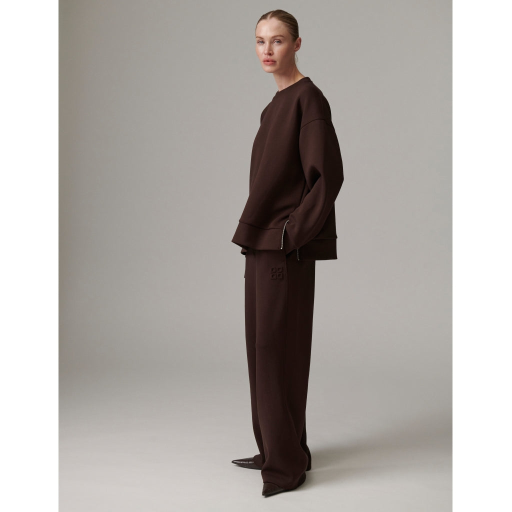 Crewa Coffee Sweater