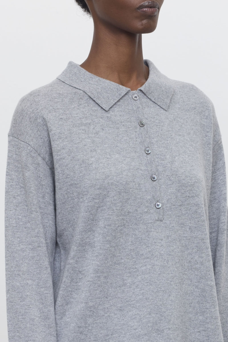 Grigio Polo Knit