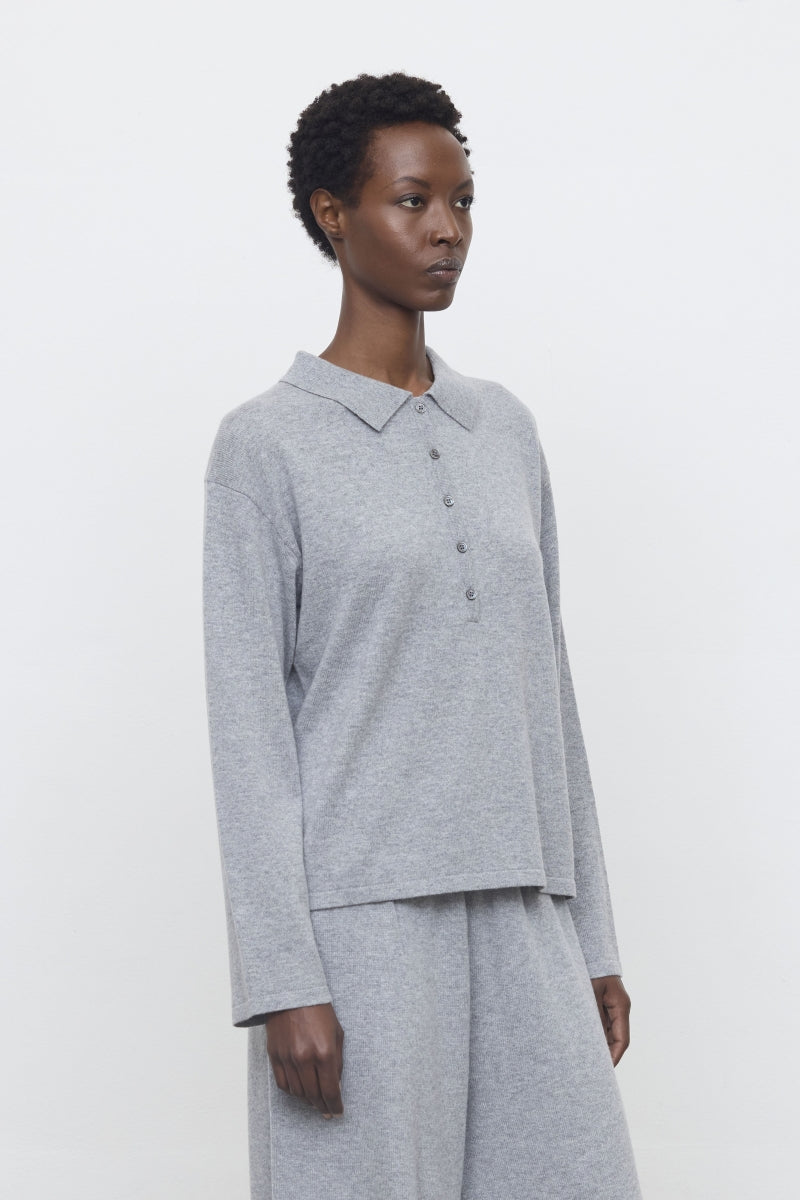 Grigio Polo Knit