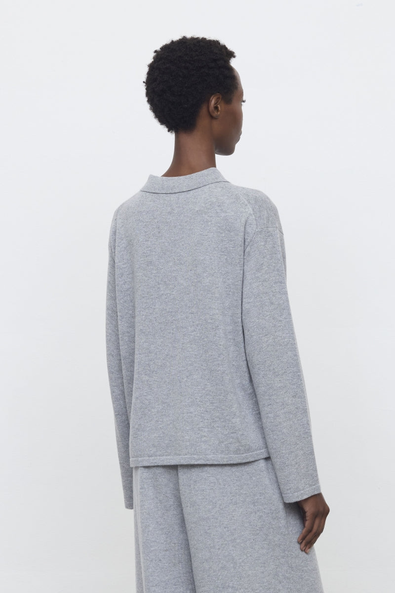 Grigio Polo Knit