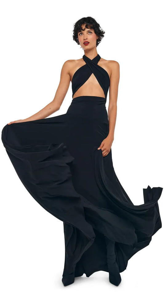 Black Convertible Gown