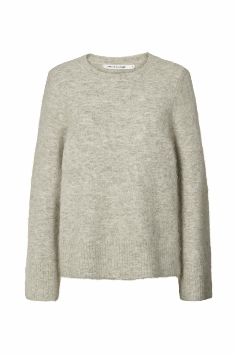 Fluffy Split Back Sweater