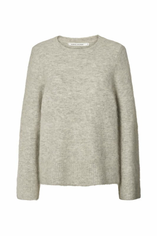 Fluffy Split Back Sweater