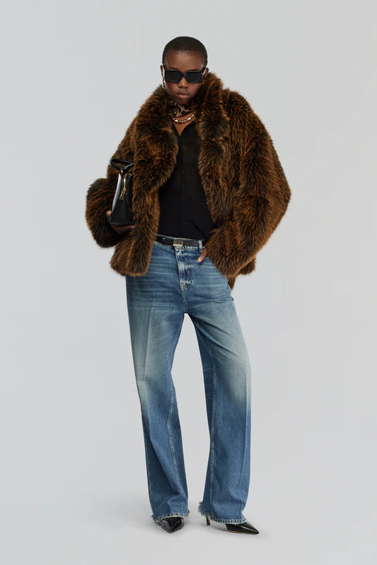 Brownie Fur Jacket